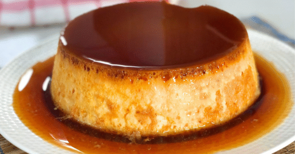 homemade Flan in a Cup with Caramel Recipe
