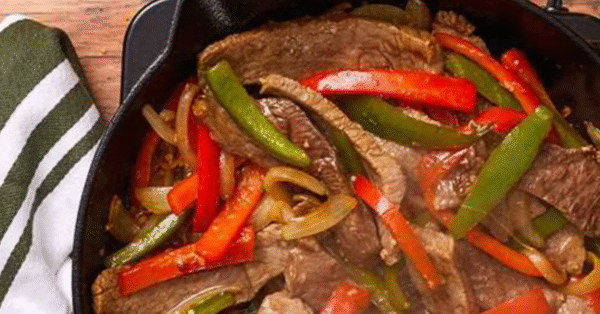 Meat with Bell Peppers Recipe